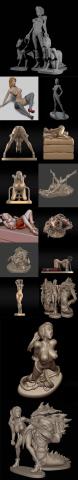 3D Print Models Slave NSFW collection