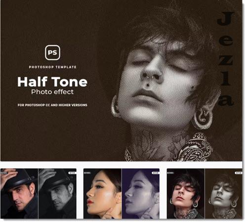 Halftone Effect Photoshop