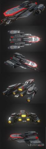 Battleships - Ardent 3D Model
