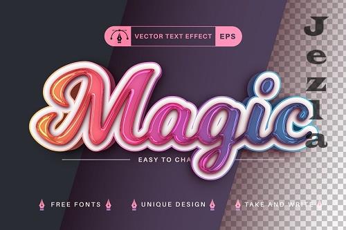 Magic Unicorn - Editable Text Effect - 7296411