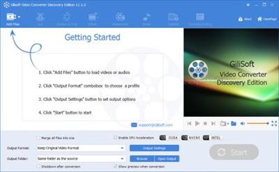 GiliSoft Video Converter Discovery Edition 11.5 (x64) Multilingual + Portable