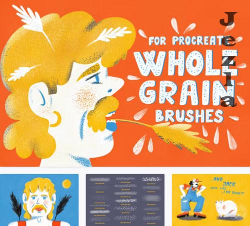 Whole Grain Brushes for Procreate - 7292695