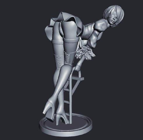 3D Print Models Anime Girl