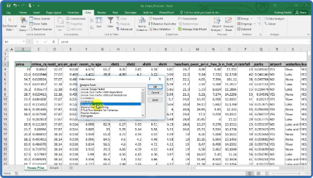 UDEMY Excel Analytics Linear Regression Analysis in MS Excel