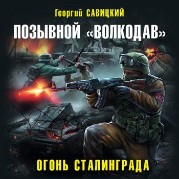 постер к Савицкий Георгий - Позывной «Волкодав». Огонь Сталинграда (Аудиокнига)