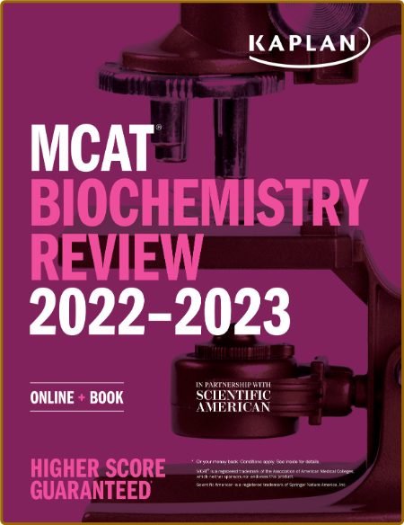  MCAT Biochemistry Review 2022-2023 Online + Book 13993321b5d593044979a9a6dcbb63bc