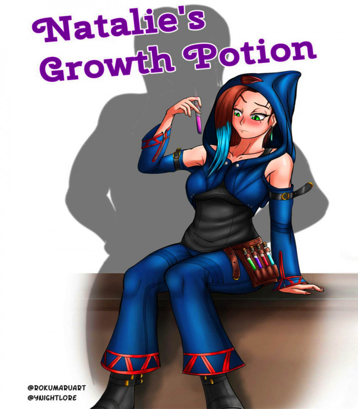RokuMaruArt - Natalie's Growth Potion Porn Comic