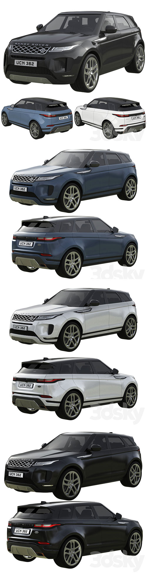 Range Rover Land Rover Evoque 3D Model