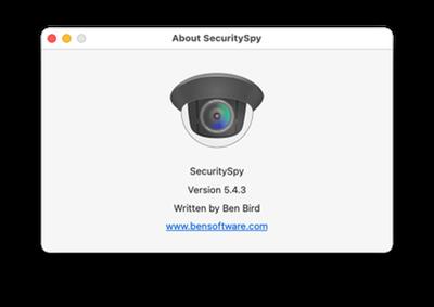 SecuritySpy 5.4.3 macOS