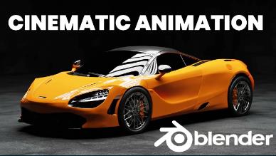 Blender 3D Easy Hyper Realistic Car Animation!