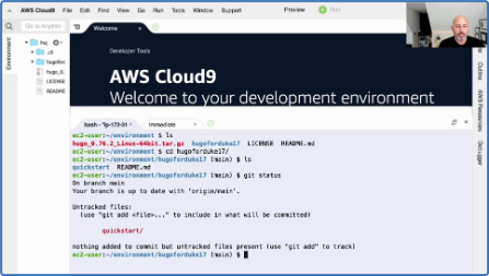 PRAGMATIC AI CONTINUOUS DELIVERY OF GLOBAL SCALE HUGO STATIC SITE ON AWS