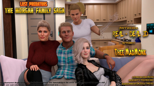 Real-Deal 3D - Lust predators - The Morgan Family Saga
