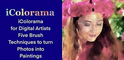 iColorama for Digital Artists to learn Five Brush Techniques to change Photos into Paintings