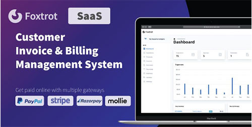 CodeCanyon - Foxtrot SaaS v1.0.9 - Customer, Invoice and Expense Management System - 29916758