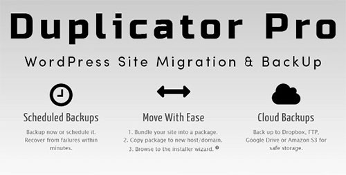 Duplicator Pro v4.5.4 - WordPress Site Migration & BackUp - NULLED
