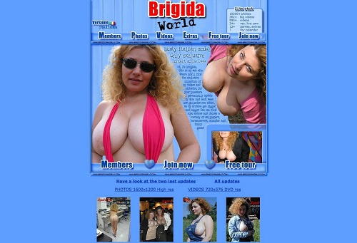 [BrigidaBigTits.com / BrigidaWorld.com] (53) MegaPack / BrigidaGG [2008-2011, Big Tits, Natural Tits, Milf, Blonde, Curly Hair, Italian, Solo]