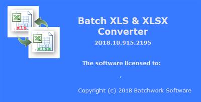 Batch XLS and XLSX Converter 2022.14.611.2465