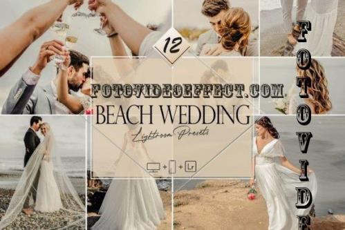 12 Beach Wedding Lightroom Presets