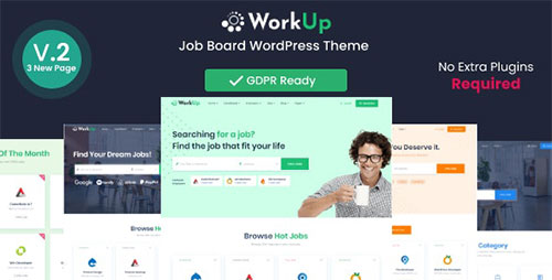 Workup v2.1.15 – Job Board WordPress Theme - 24261784