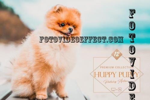 12 Huppy Puppy Photoshop Actions, Pet