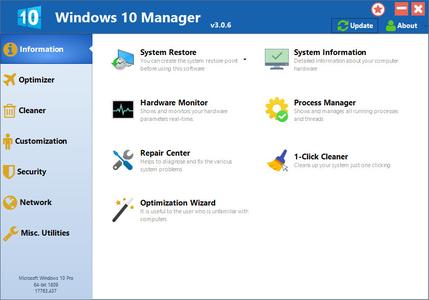 Yamicsoft Windows 10 Manager 3.6.6 Multilingual + Portable