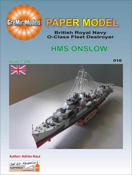 HMS Onslow (GreMir Models 016)