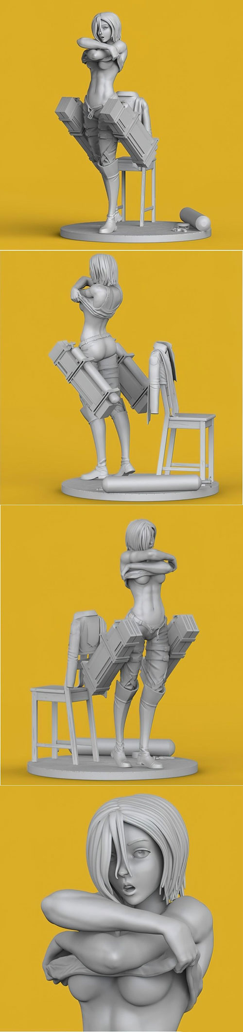 Mikasa Akerman 3D Print Model 