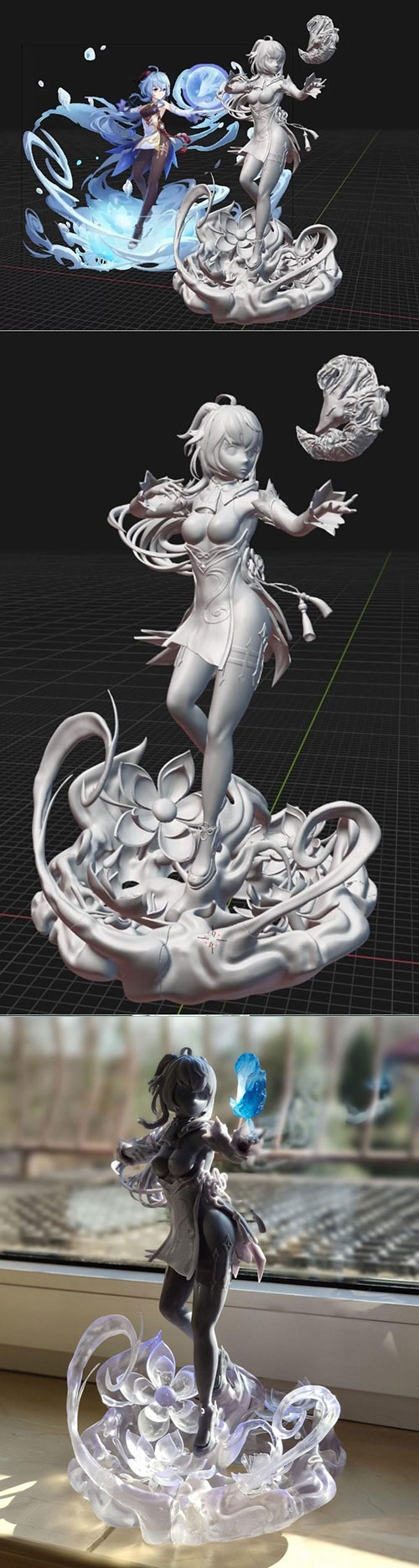 Ganyu - Genshin Impact 3D Print Model 