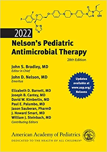 2022 Nelson's Pediatric Antimicrobial Therapy, 28th Edition