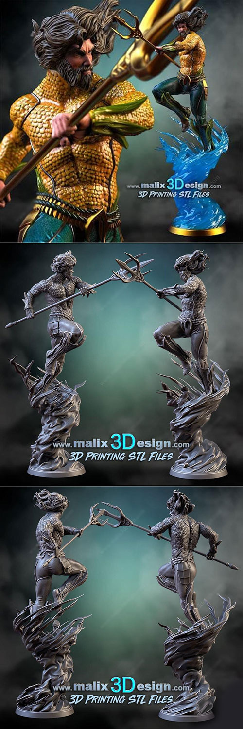 Aquaman 3D Print Model 