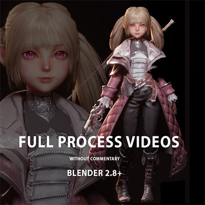 Gumroad - Create an MMORPG character style in Blender