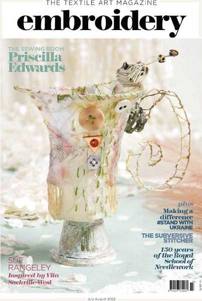 Embroidery Magazine – July/August 2022