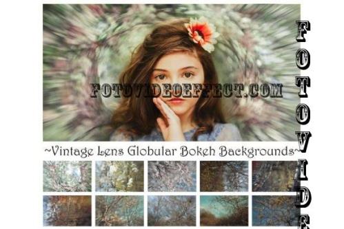 Vintage Lens Globular Bokeh Backgrounds