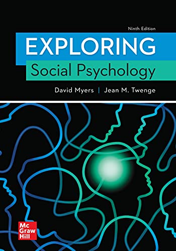 Exploring Social Psychology, 9th Edition