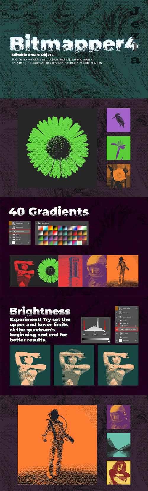 Bitmapper 4 - PSD Template - 7311846 Bitmapper 4 - PSD Template - 7311846