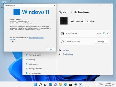 Windows 11 Pro/Enterprise Build 22000.739 (No TPM Required) With Office 2021 Pro Plus Preactivated