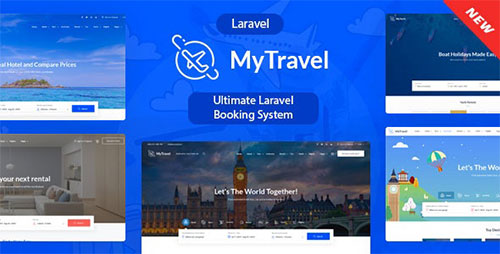 MyTravel v1.3.1 - Ultimate Laravel Booking System - 32680572