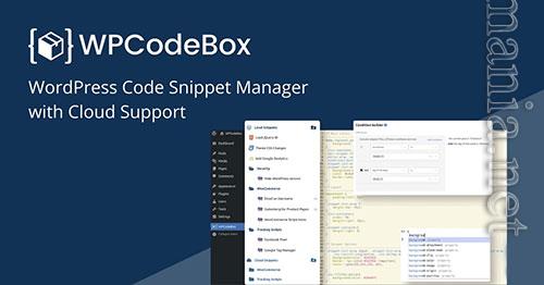 WPCodeBox v1.4.1 - The easiest way to add Code Snippets to WordPress