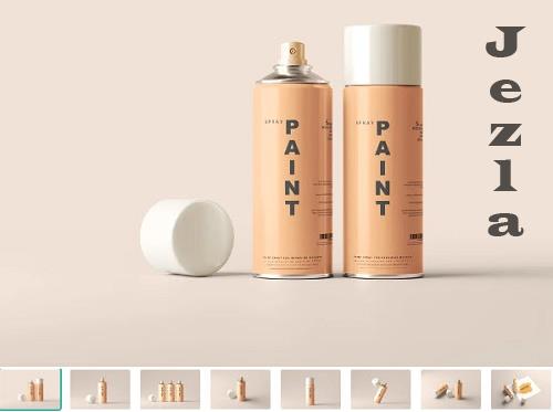 Spray Paint Can Mockups - 7324412