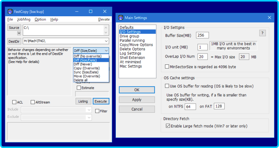 FastCopy 4.1.6 8493433f5b5537f7783336699c85fe5c