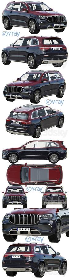 Mercedes-Benz Maybach GLS 3D Model