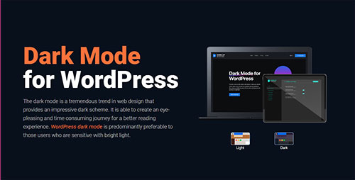 Darklup v2.1.4 NULLED - Smartest Dark Mode Plugin for WordPress