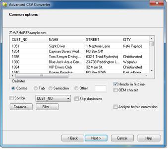 Advanced CSV Converter 7.27