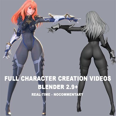 Gumroad - Ninja Girl Character creation videos