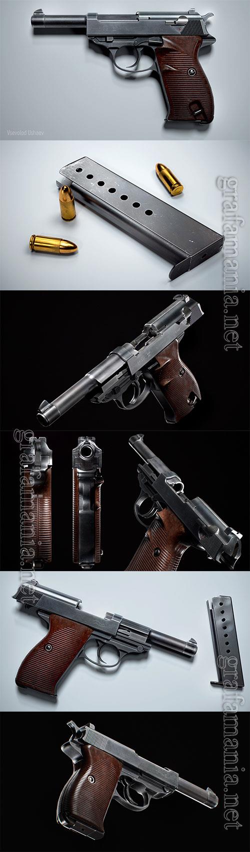 Walther P38 3D Model
