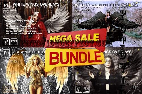 Angel Wings Photoshop overlay Halloween - 1998037