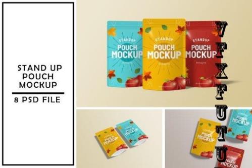 Stand Up Pouch Mockup - 7266993