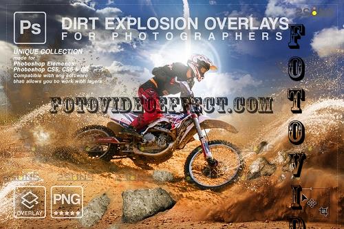 Dirt Explosion Photo Overlays V2 - 7328668