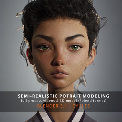 Gumroad - Semi-realistic potrait modeling