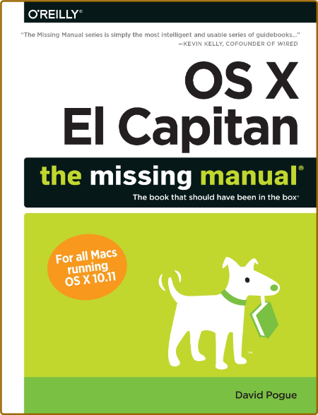 OS X El Capitan - the missing manual D4e96db5bc08b0c49e9e86ecfa8698c1